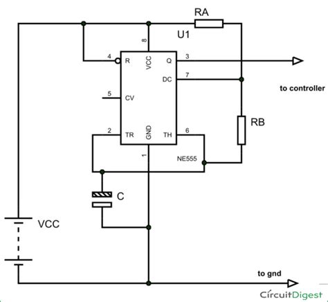 Capacitance Meter With Arduino And Timer Circuit Diagram