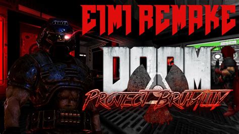 E1M1 Remake Doom 3 Style By Deimos Anomaly PROJECT BRUTALITY YouTube