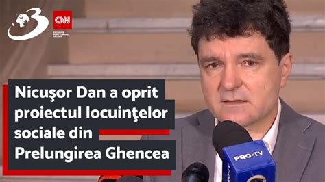 Nicuşor Dan a oprit proiectul locuinţelor sociale din Prelungirea