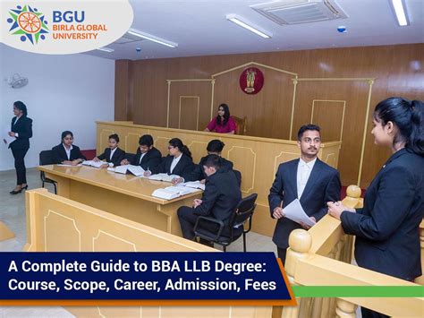 A Complete Guide To BBA LLB Degree Course Scope Career Admission