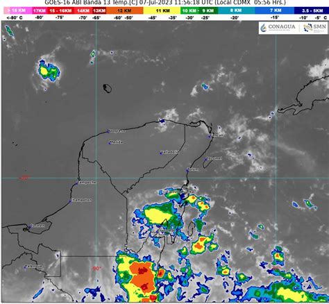 Clima Para Hoy En Canc N Y Quintana Roo Lluvias Puntuales