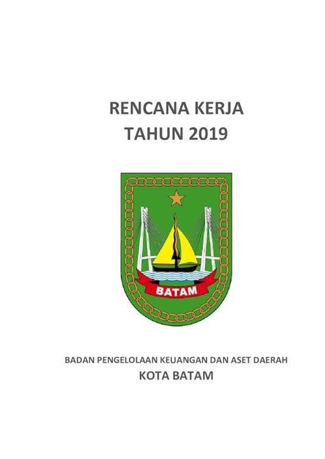 Pdf Rancangan Rencana Kerja Tahun Penyelenggaraan Program