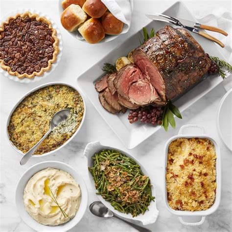 Traditional Christmas Prime Rib Meal Easy Christmas Dinner Menu With