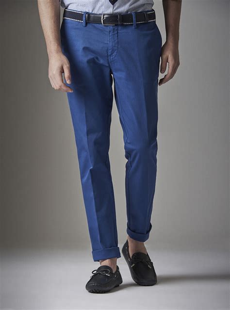 Pantaloni Chino In Twill Di Cotone Stretch Gutteridge 95655006