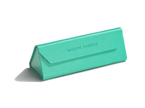 Foldable Geometric Case In Spearmint Warby Parker Tryapp Case