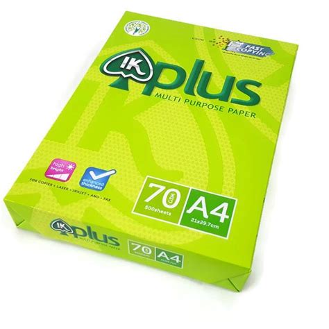 Giấy A4 IK Plus - ĐL 70GSM