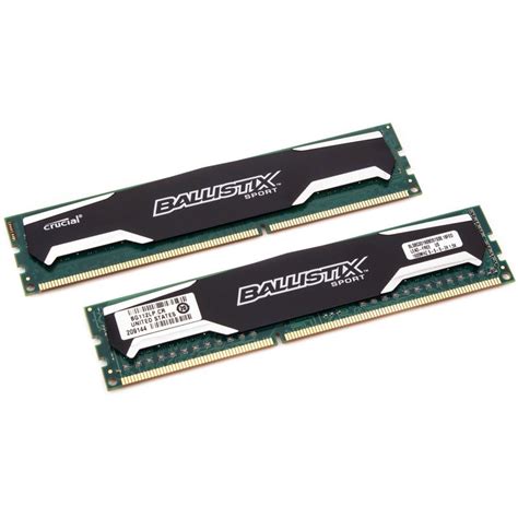 Crucial Ballistix Sport Ddr3 1600 Pc3 12800 16gb 2x8gb Cl9 Pccomponentes