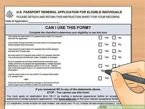 How To Apply For A Passport With Pictures Wikihow