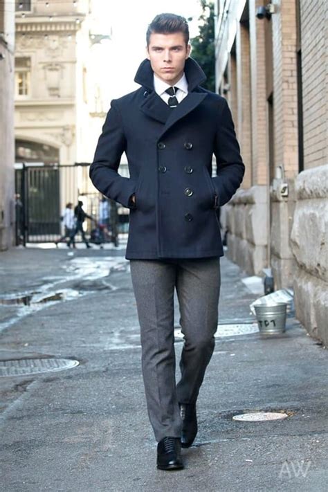 Dynamic And Fashionable Pea Coats For Men Fashion Hombre