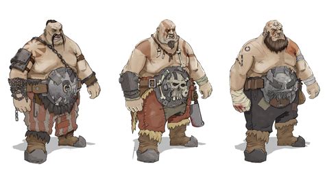 Artstation Ogre Kingdoms Concept Art Cesede Rpg Character