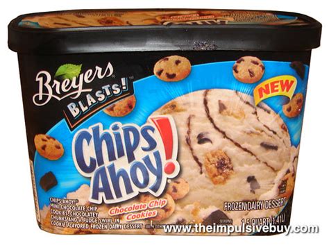 Review Breyers Blasts Chips Ahoy Chocolate Chip Cookies The