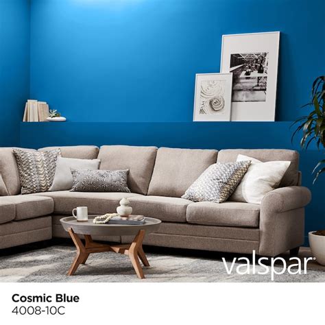 Valspar Signature Semi Gloss Cosmic Blue 4008 10c Latex Interior Paint