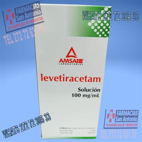 Levetiracetam 100mg Ml Frasco 300ml