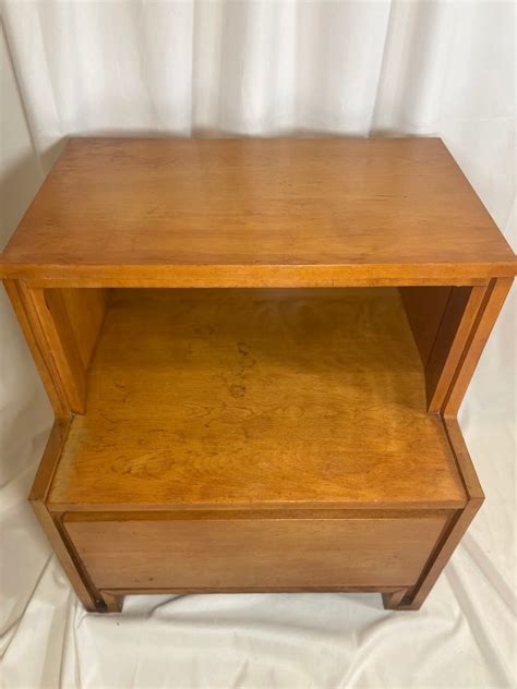 Mid Century Modern Nightstand By Conant Ball Furniture Makers Etsy