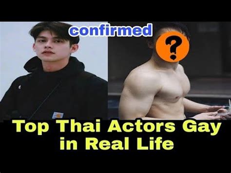 Top 5 Thai Actors Who Are Gay In Real Life Part 1 Thai Bl Series YouTube