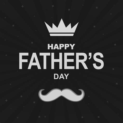 Happy Fathers Day Greeting Card Banner Poster Background Design