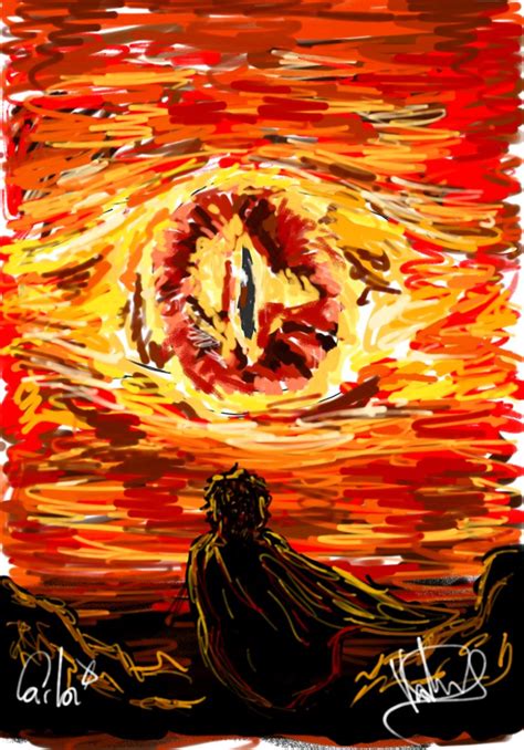 Eye Of Sauron Painting At Explore Collection Of