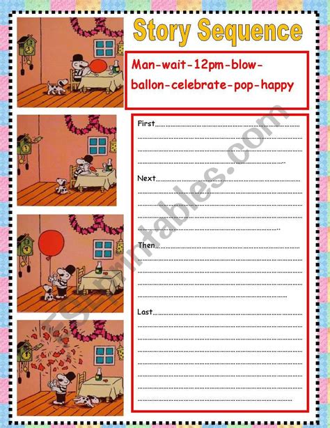 Story Sequencing Worksheets For 2nd Grade