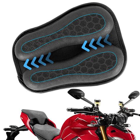 Amazon Wekvgz Motorcycle Gel Seat Cushion D Honeycomb Structure