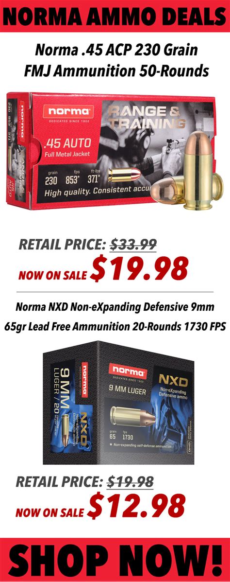 Norma Ammunition Deals - Shop Now!