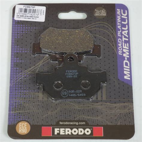 Plaquette de frein Ferodo pour Moto Suzuki 125 Intruder 2000 à 2001