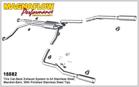 2010 2011 Nissan Titan Magnaflow Cat Back Exhaust System 15582