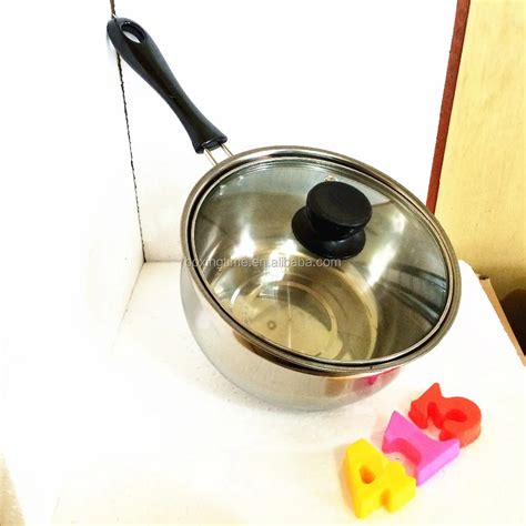 Stainless Steel Milk Pot Milk Boiler Milk Boiling Pot Cook Pan With