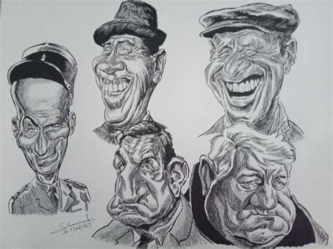 Représentation De Caricatures Dacteurs Dibujo Por Gilles Staub