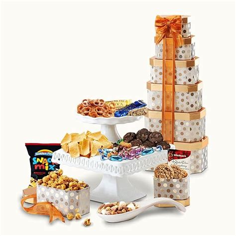 Amazon Broadway Basketeers Gourmet Chocolate Gift Tower For