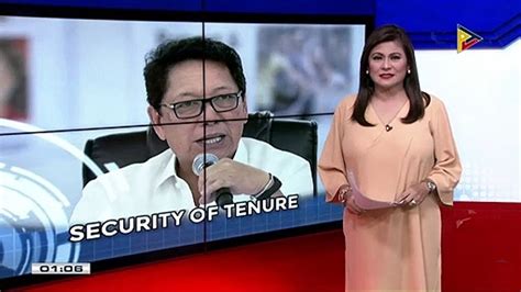 Sec Bello Umaasang Lalagdaan Ni Pres Duterte Ang Security Of Tenure