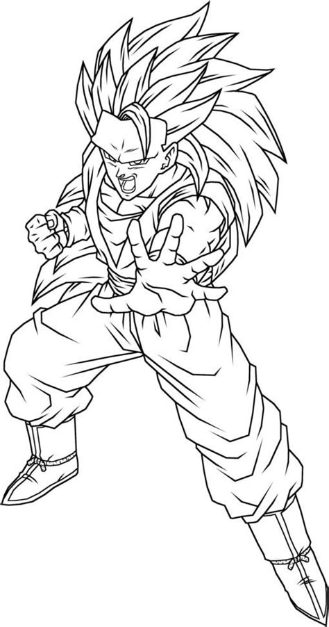 Vegeta Super Saiyan Coloring Pages