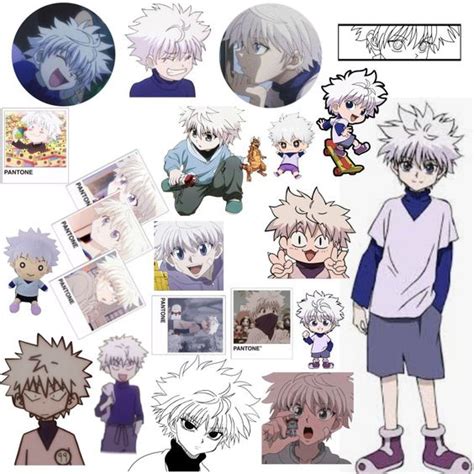 Sticker Hunter X Hunter Killua Anime Journaling Custom Aesthetic Manga Shopee Malaysia