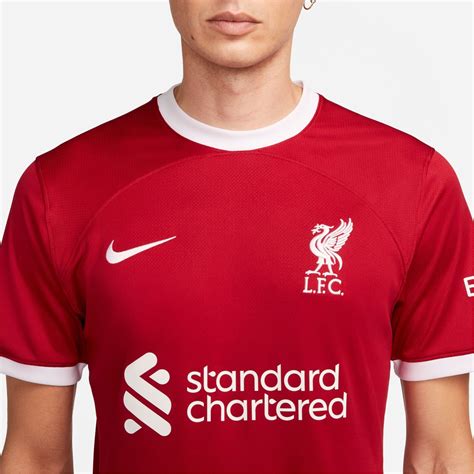 Nike Liverpool Home Shirt 2023 2024 Adults Redwhite
