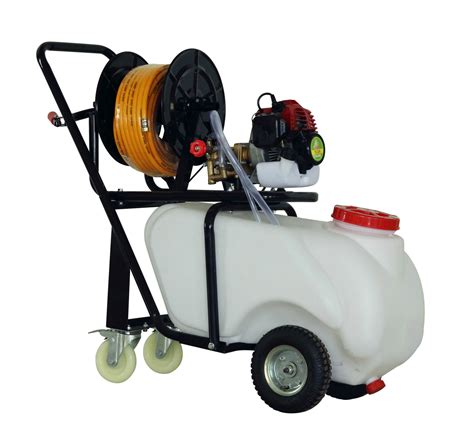 L Garden Trolley Type Gasoline Engine Power Sprayer China Trolley