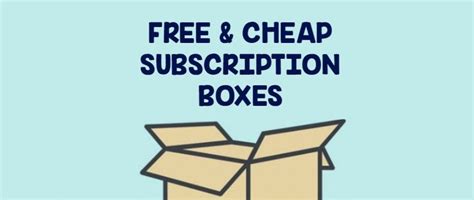 FREE or Cheap Subscription Boxes - http://www.guide2free.com/new-free ...