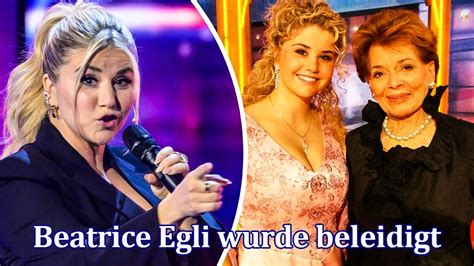 Beatrice Egli Wurde Beleidigt Zu Dick Und Zu Unerfahren YouTube