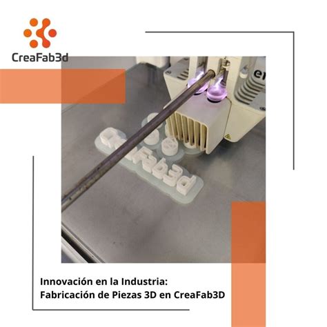 Innovación En La Industria Fabricación De Piezas 3d