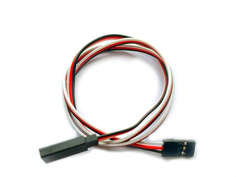 Universal Futaba J And JR Servo Extension Heavy Duty 22AWG 24