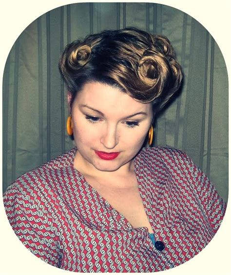 Tutorial Elegant Victory Roll Up Do Va Voom Vintage Vintage Fashion