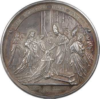 Louis Xv Sacre Reims Le Octobre Par J Duvivier Argent