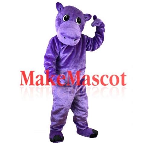 Purple Hippo Mascot Costume Custom Products Custom Made Costume Cosplay