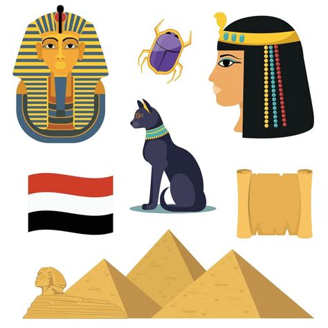 Conjunto De Iconos De Egipto 2227991 Vector En Vecteezy