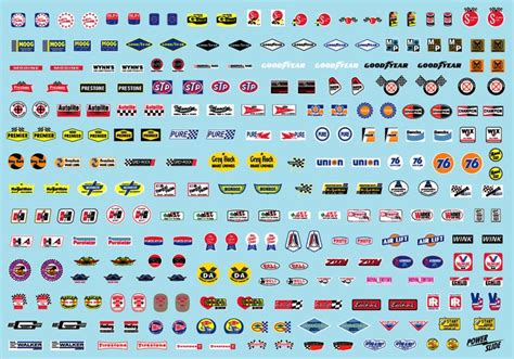 1 24 Retro Nascar Decals