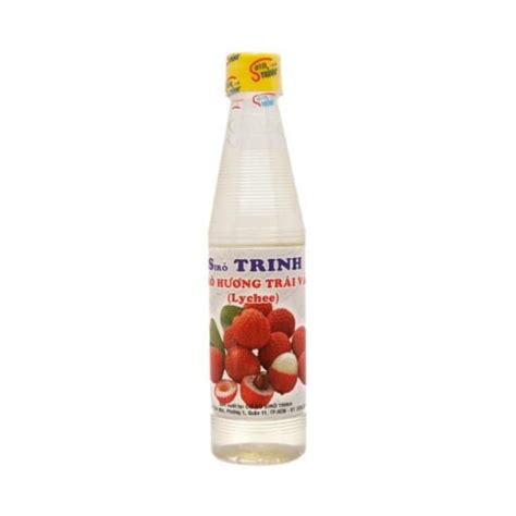 Lychee Syrup Trinh Natural Fruit Flavor Bottle Of 350ml Hien Thao Shop