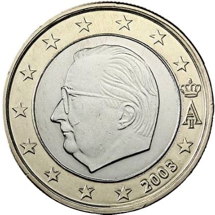 Most rare circulation euros from Belgium