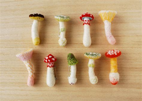 Sheishine Check Out New Work On My Behance Portfolio Mushroom Brooches