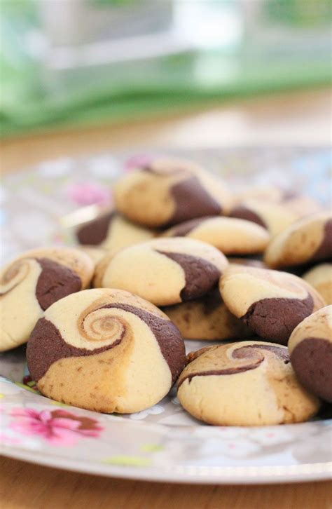 Galletas Espiral De Tres Sabores Vainilla Chocolate Y Caramelo