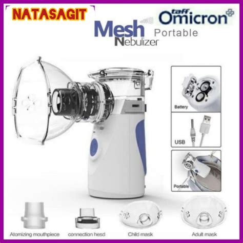 Jual TaffOmicron Alat Terapi Pernapasan Pernafasan Asma Ultrasonic