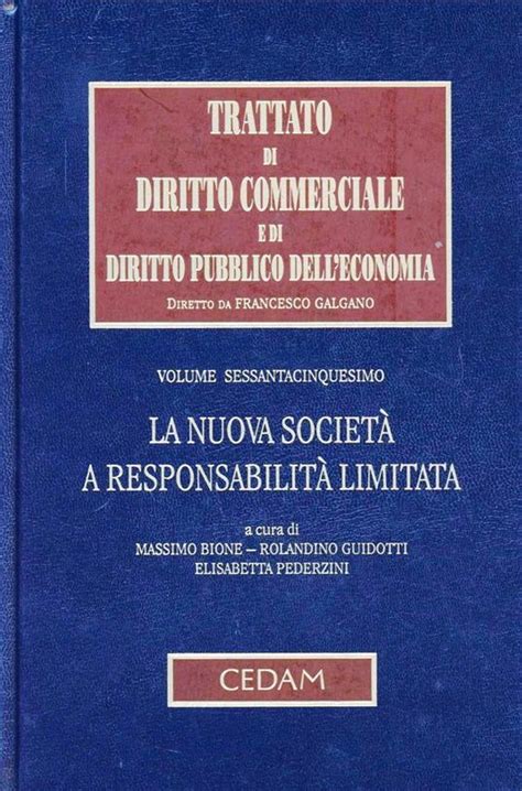 Trattato Di Diritto Commerciale E Di Diritto Pubblico Dell Economia