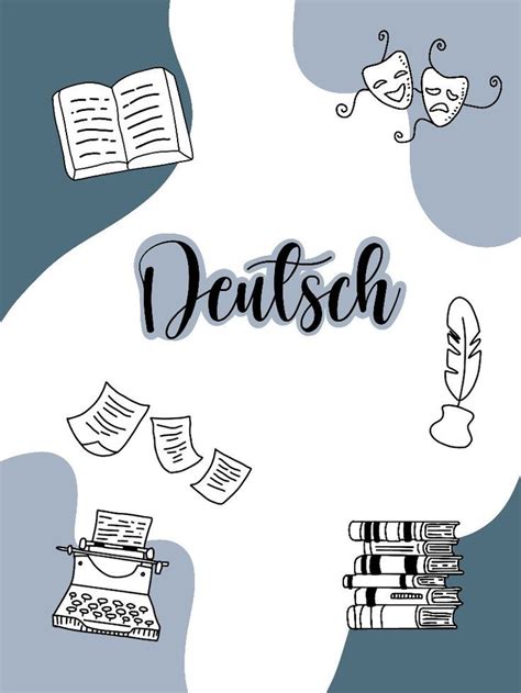 Deutsch Deckblatt Goodnotes Artofit